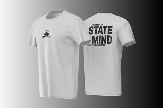 STATE OF MIND TEE (White}